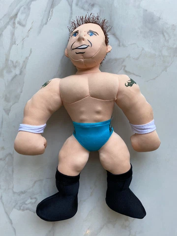 WWE Randy Orton JAKKS Talkin Pounders Electronic Talking Figure Stuffed WWF RARE Cover