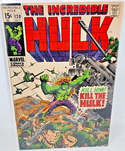 INCREDIBLE HULK #120 1969 Marvel 6.5 Silver Age Herb Trimpe Cover Art - Picture 1 of 1