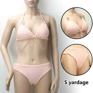 Bikini Set Women's Girls Swimsuit Lining & Padded Top A-B CUP Light Pink (S39) - Picture 1 of 1