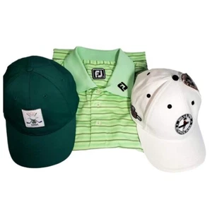 Beth Page St. Patrick Footjoy Green Shirt Men's XL U.S. Open Golf Hat Cap Deere - Picture 1 of 24