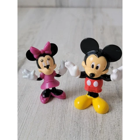 Mickey Minnie Mouse couple set toy figure Cover