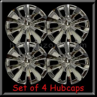 Tapacubos cromados Nissan Leaf de 16" para tapacubos 2016-2017, cubiertas de rueda de hoja Foto 1 de 2