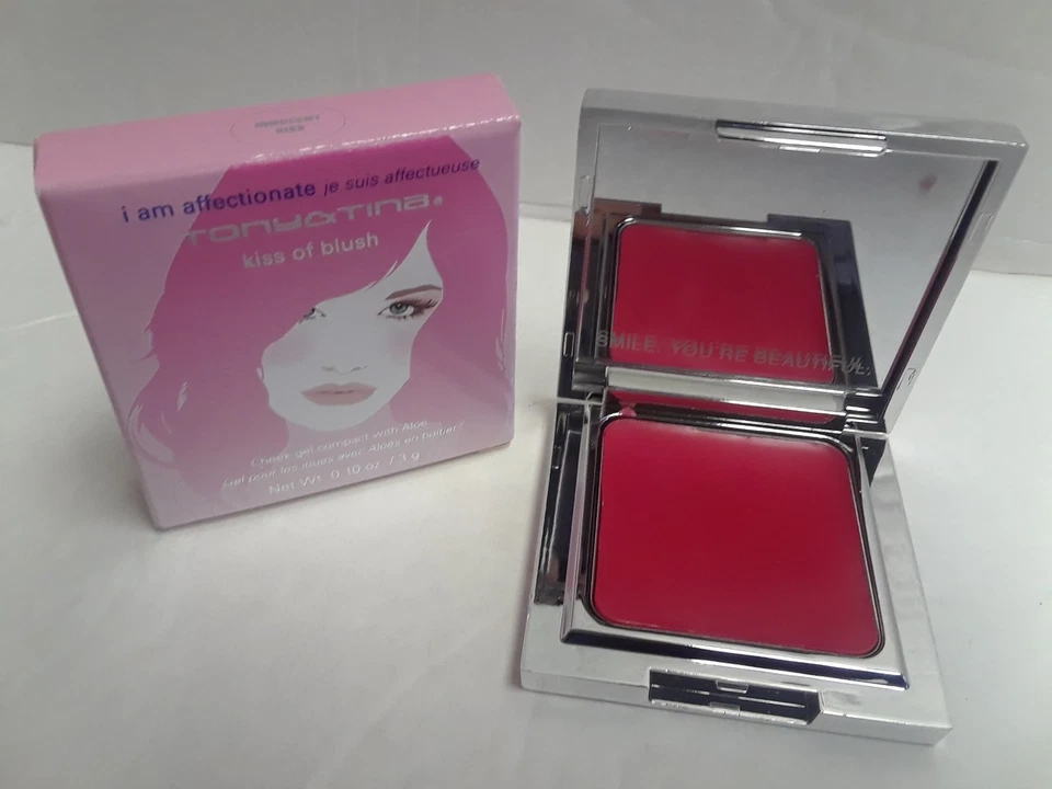 NEW Tony&Tina cheek gel blush compact with mirror innocent kiss red new in box Foto 1 de 1