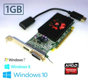 HP Compaq Pro 6000 6200 6250 6300 Tower HD 1GB DVI DP HDMI 128-Bit Video Card - Picture 1 of 1