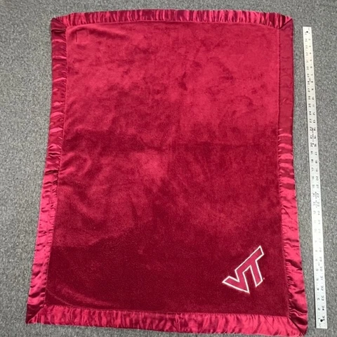 Virginia Tech VT Stadium Lap Blanket 31x37 Inches Pickles University Cover