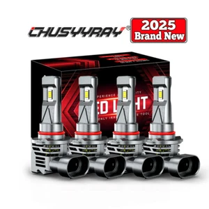 6000K Front LED Headlight Bulbs For Acura Integra 1994-2001 High & Low Beam x4 - Foto 1 di 17