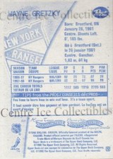 1998-99 Kraft Post Cereal Wayne Gretzky Blue Back #G5 Wayne Gretzky