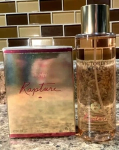 Victoria's Secret RAPTURE Cologne Perfume 1.7 fl oz + Mist 8.4 oz Amber Musk NWT - Picture 1 of 9
