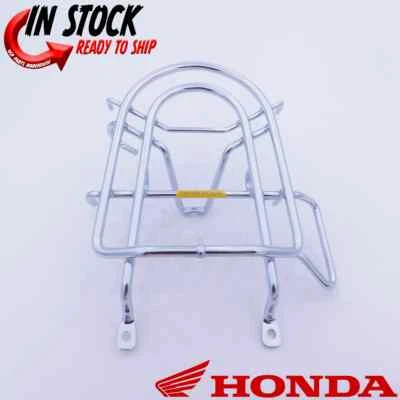 NEW OEM HONDA CHROME REAR RACK LUGGAGE CARRIER 2016-2025 METROPOLITAN - Image 1 of 4