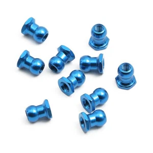 5mm Aluminum Alloy Ball Nut Set for 1/10 TAMIYA RC Car Accessory Blue Ball Nuts - Picture 1 of 5