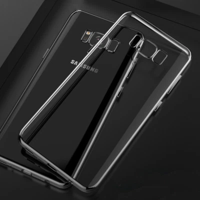- SANS MARQUE/GÉNÉRIQUE - POUR SAMSUNG GALAXY COQUE SAMSUNG GALAXY S8 TRANSPARENTE EN SILICONE TPU