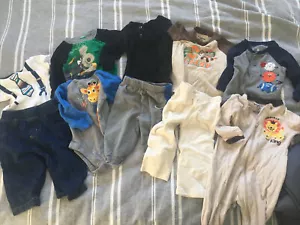 Baby Boy 6 - 9 month (Lot of 10) Garanimals Play, One PIece, Outfits, Pants 901 - Picture 1 of 12