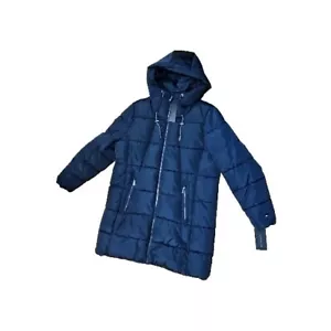 Tommy Hilfiger Women's Hooded Puffer Jacket/Coat Insulated Navy XL TW2MP240. - Picture 1 of 7