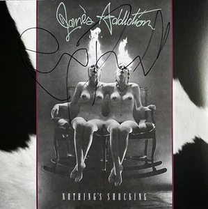 PERRY FARRELL AUTOGRAPHED SIGNED JANE’S ADDICTION NOTHING’S SHOCKING VINYL - Picture 1 of 2