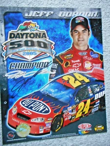 Jeff Gordon signed 2005 #24 DAYTONA 500 WINNER Collage Nascar Cup 8x10 Photo - Picture 1 of 3