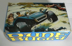 Vintage Avon Dune Buggy Bottle Cobalt Blue Full With box - Picture 1 of 8
