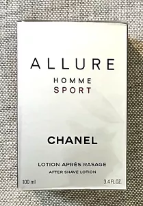 CHANEL ALLURE HOMME SPORT AFTER SHAVE LOTION 3.4oz / 100ml SEALED NIB - Picture 1 of 4