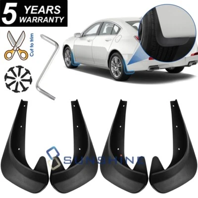 4 protectores contra salpicaduras universales para guardabarros de coche NUEVO - Image 1 of 4