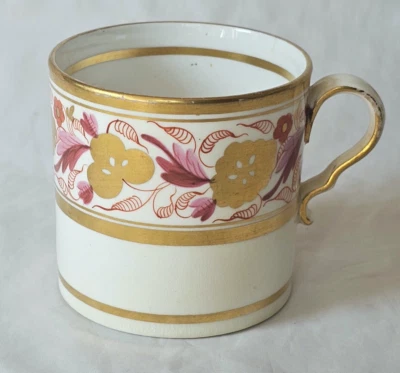 HIGH REGENCY ENGLISH GILDED COFFEE CUP IN THE CLASSICAL STYLE - image 1 of 4