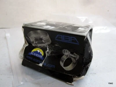 Abrazadera de acero inoxidable Scandvik 13624 9 piezas (tamaño SAE 8, 15-24 mm, 5/8"-1", 12 mm Foto 1 de 4