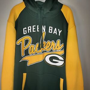 Green Bay Packers NFL Men's G-III Hood Front/Back Design Sweatshirt 2XL NWT