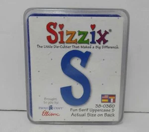 Provo Craft Sizzix Fun Serif Letter S (uppercase) #38-0360 - Picture 1 of 1