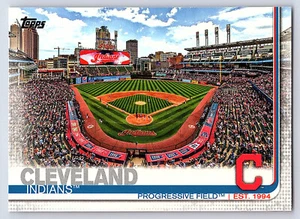 Topps Serie 2 2019 Base # 495 Progressive Field - Cleveland Indians - Imagen 1 de 3