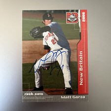 MATT GARZA 2006 GRANDSTAND AUTOGRAPHED SIGNED AUTO BASEBALL CARD