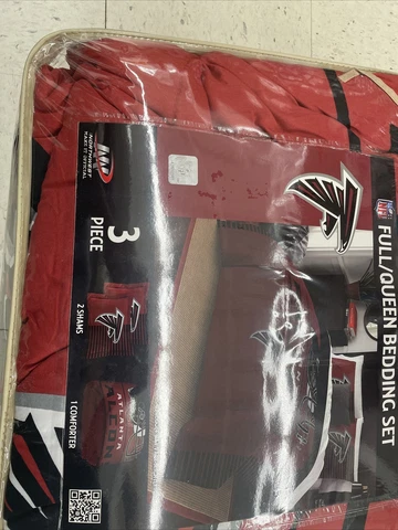 Atlanta Falcons NFL Bedding Set Full / Queen 3 Piece Northwest New Cover