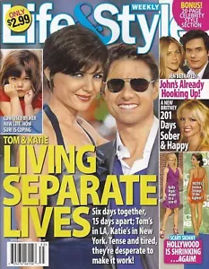 Life & Style Magazine September 1 2008 Tom Cruise Katie Holmes Britney Spears - Foto 1 di 2