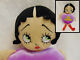 Betty Boop 16* Valentine Be Mine Plush Embroidered face loop earreings Excellant