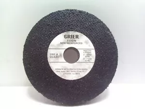 Grier Resin Non-Reinforced Grinding Wheel 4" x 3/8" Bore 5/8" NOS - Picture 1 of 5