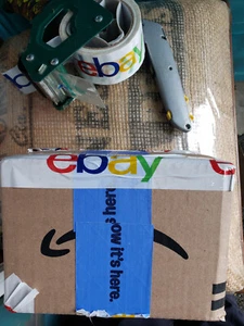 eBay Branded BOPP Packaging Tape 2 Inch x 75 Yard per roll _____You Pick 3 Rolls - Picture 1 of 15