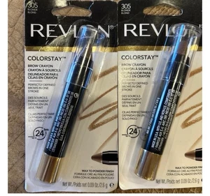 Revlon Colorstay Brow Crayon # 305 Blonde 2 Pack - Picture 1 of 2