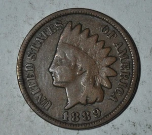 1889  Indian Head Cent {{{{4853 - Picture 1 of 2