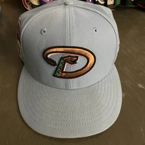 NEW ERA ARIZONA DIAMONDBACKS 1998 SEASON PATCH LIGHT BLUE PLAIN - Picture 1 of 7