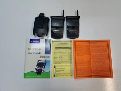 Motorola StarTAC Paquete SWF0331A y ST7868W con guía del usuario Foto 1 de 4
