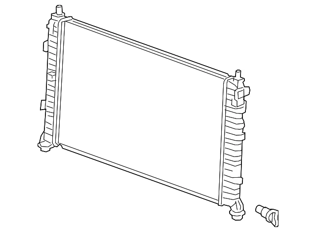 Genuine GM Radiator 85575814 - Image 1 of 3