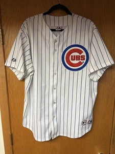 Majestic MLB Chicago Cubs Kerry Wood #34 Pinestripe Jersey Youth XL - Picture 1 of 7