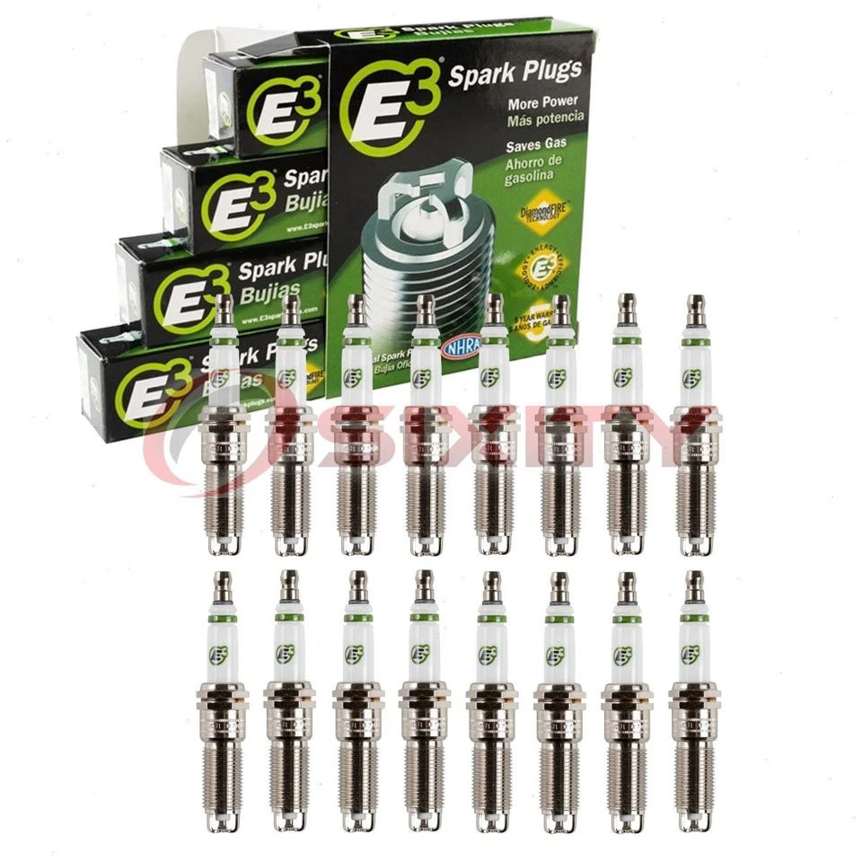 16 bujías E3 para Dodge Ram 3500 2003-2008 5,7 L V8 cable de encendido qf Foto 1 de 4