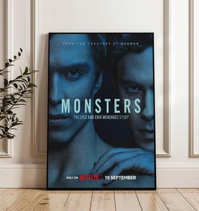 Monsters The Lyle and Erik Menendez Story 2024 Movie Wall Decor Poster, Noframe - Picture 1 of 4
