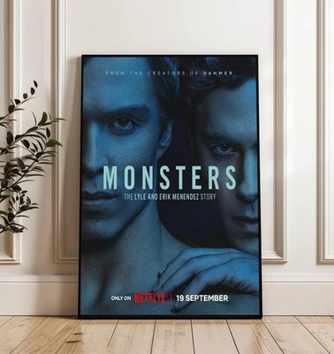 Monsters The Lyle and Erik Menendez Story 2024 电影墙装饰海报,Noframe — 第 1/4 张图片