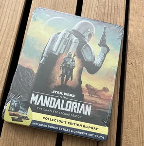 The Mandalorian: the Complete Second Season (Blu-ray, 2020) Steelbook New Sealed - Picture 1 of 2