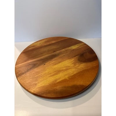 Tocadiscos de cocina Lipper International madera de acacia 18" Lazy Susan Foto 1 de 4
