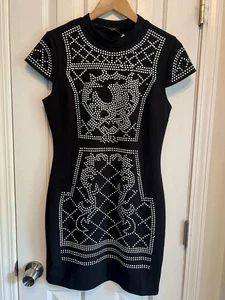 Verty Black Large Studded Dress - Picture 1 of 3