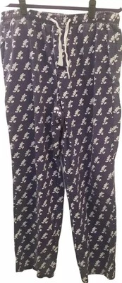 Vintage Disney Parks Cotton Lounge Sleep PJ Pants Mens Size Medium Mickey Mouse - Image 1 of 4