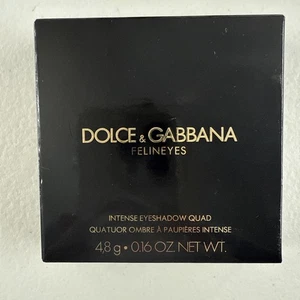 DOLCE & GABBANA EYESHADOW QUAD~ Felineyes~ FULL SIZE~ New in Box - Picture 1 of 7