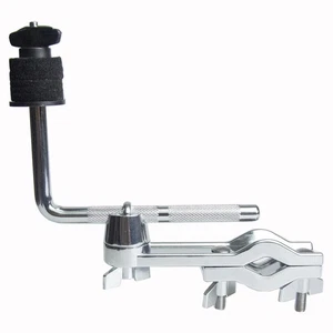 Set Batteria Morsetto di Montaggio Asta Braccio a L Cromato Braccio Piatti con Supporto Br... - Foto 1 di 5