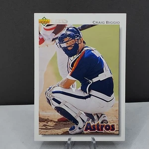 1993 Upper Deck Craig Biggio Houston Astros Baseball Card #162 - Picture 1 of 2