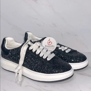 Blondo Diva Glitzer glitzernd schwarz Low-Top Sneakers Gr. 8,5 - Bild 1 von 5